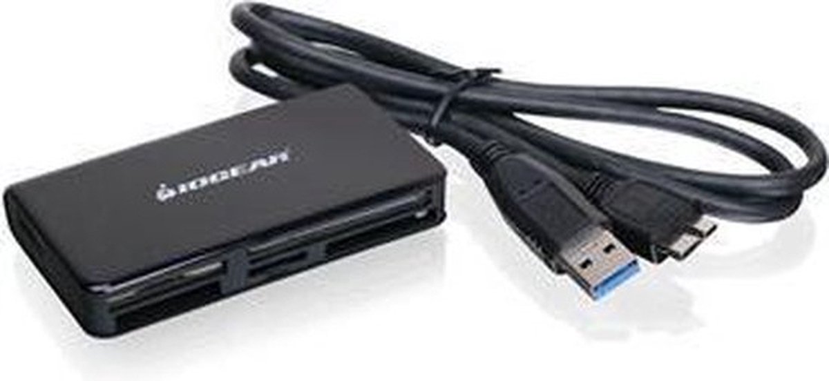 iogear GFR381 geheugenkaartlezer USB 3.0 Zwart