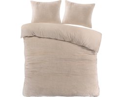 Papillon Teddy Dekbedovertrek Billy - Lits-Jumeaux - 240x200/220 cm - Zand