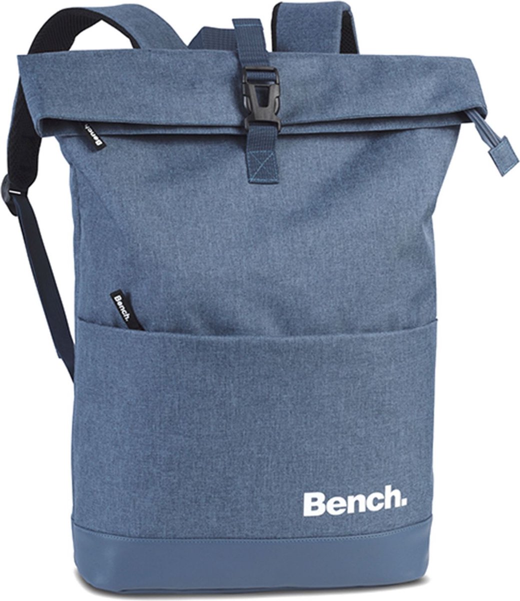 Bench. Rugzak met laptopvak Rucksack Denim Blauw