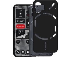 Cazy hoesje geschikt voor Nothing Phone (2) Hoesje Siliconen - Flexibele Case - Zwart