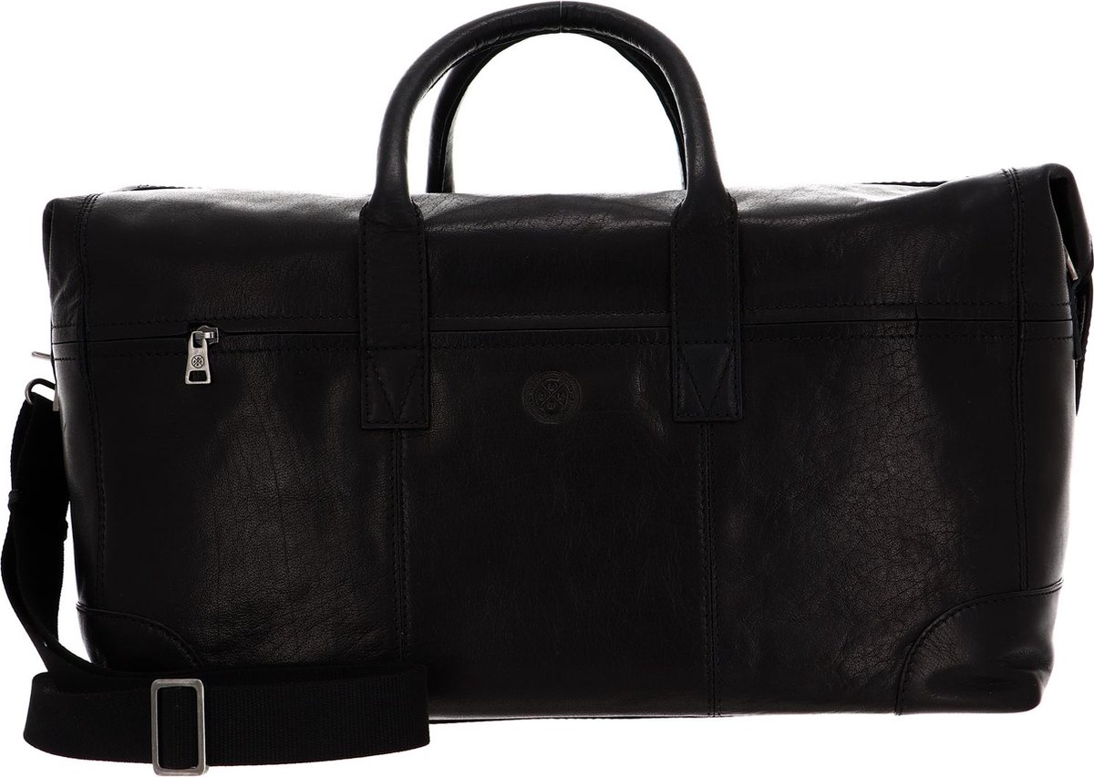 SADDLER Reistas Schoudertas Metz Weekend Bag Black Zwart