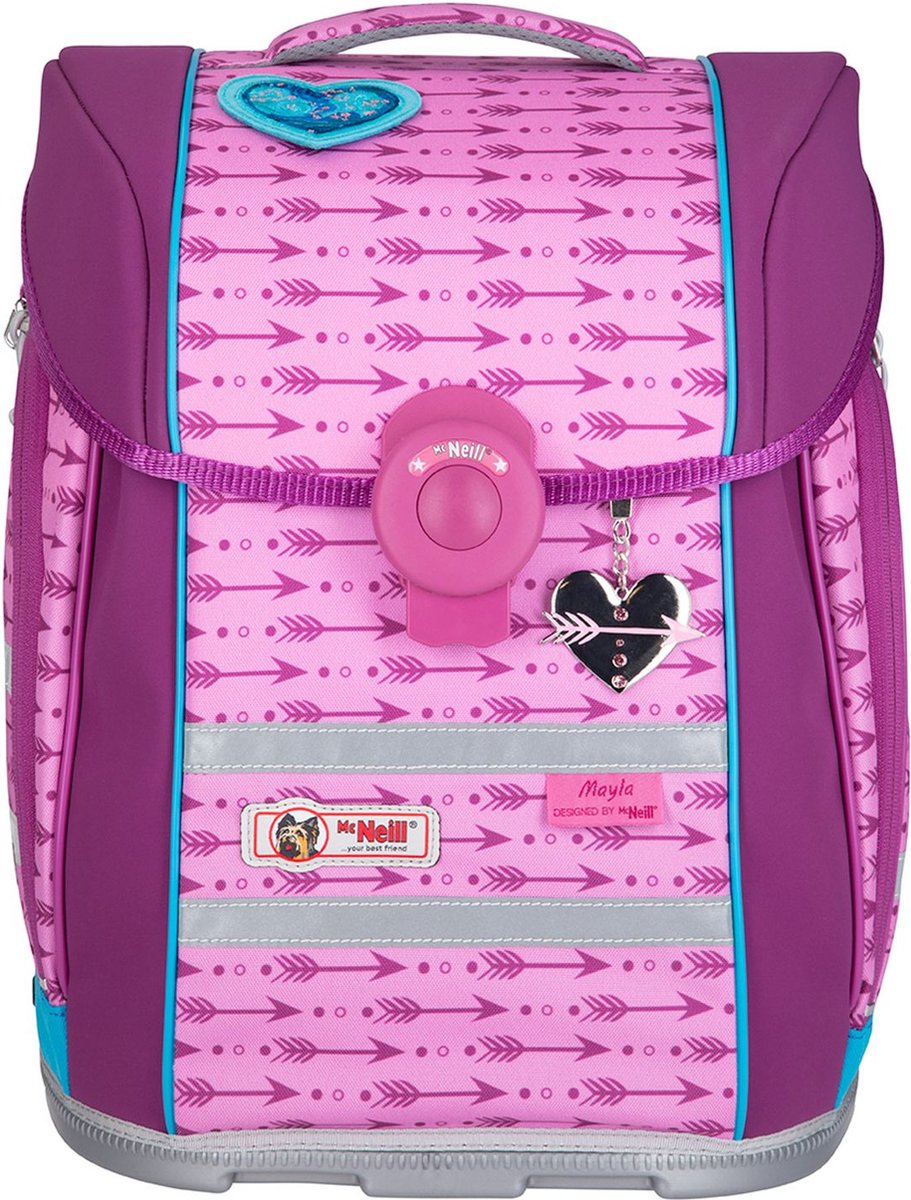 McNeill Schooltas Ergo Primero Schoolbag Mayla Paars Veelkleurig