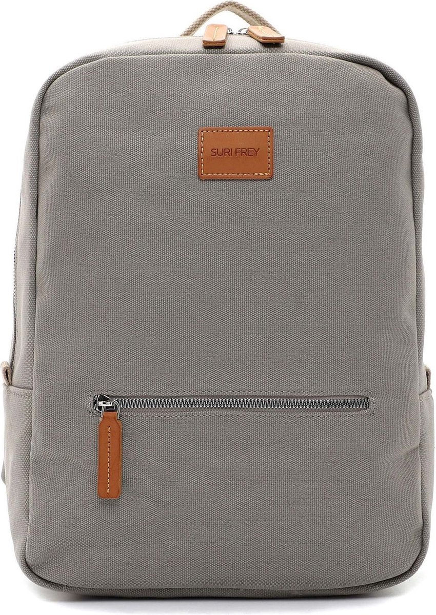 SURI FREY Laptop rugzak Rugzak met laptopvak Milly Backpack Grey Lichtgrijs