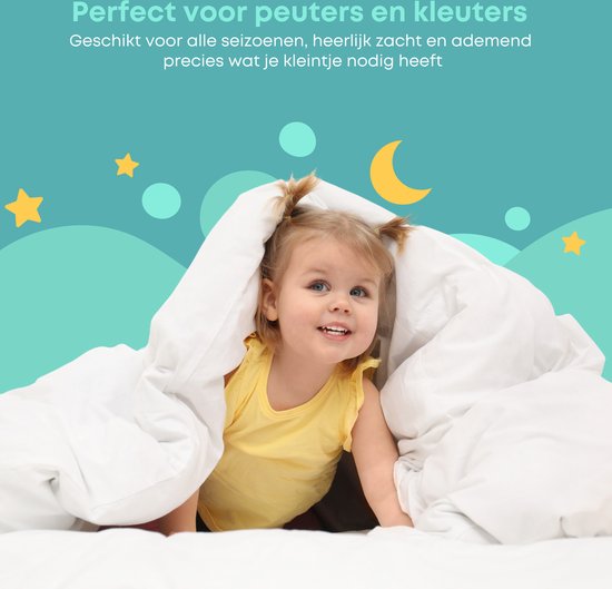 Zavelo Peuter Dekbed - Hummel All Season 120x150 cm - Wasbaar Peuterdekbed 120 x 150 cm - Zacht als Dons van Zavelo — afbeelding 4