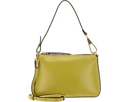 GIANNI CHIARINI Leren Schoudertas Avondtas Alyssa Crossbody Bag Polline Geel