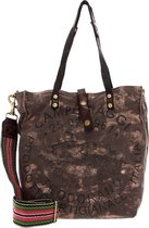CAMPOMAGGI Sac à épaule Sac shopper Shopping Bag Bronzo - T / Grigio + St. Nera Brun