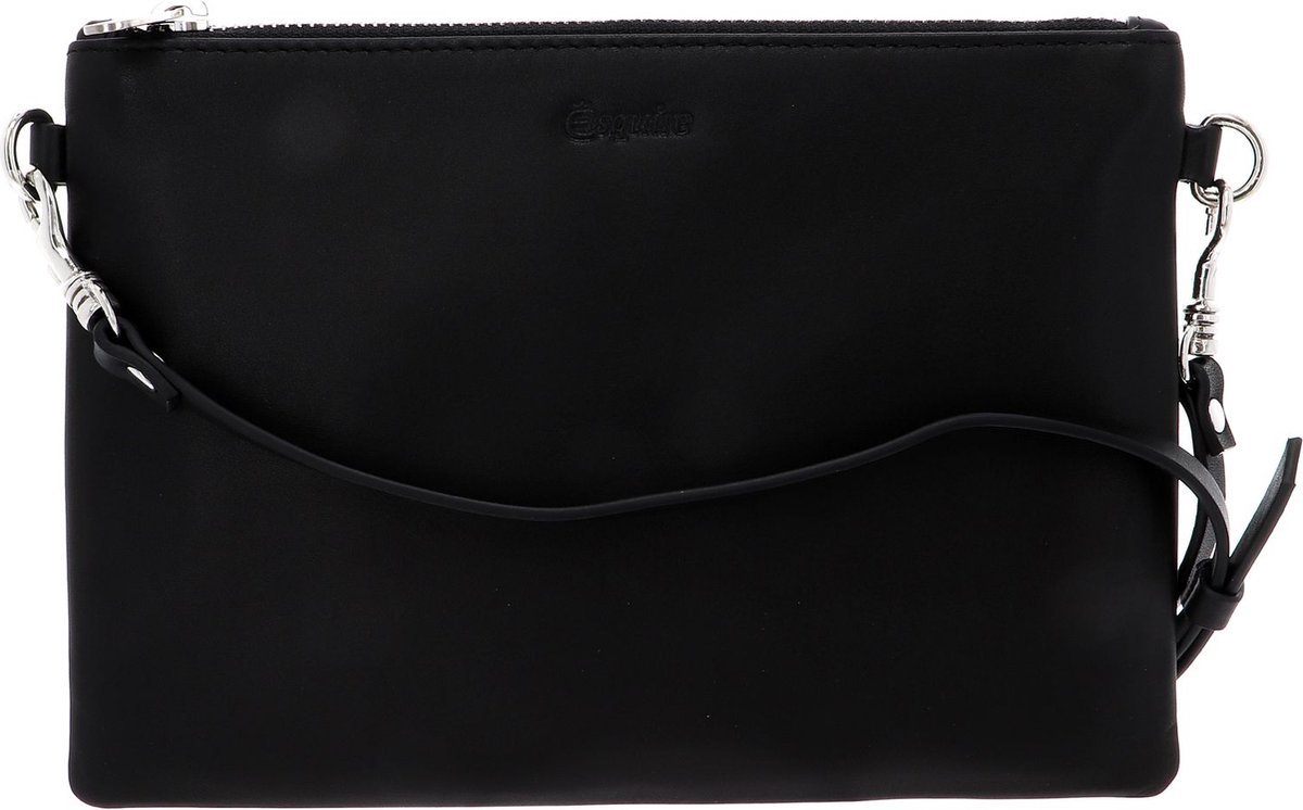 Esquire Koppeling Schoudertas Silk Small Crossbody Bag Black Zwart