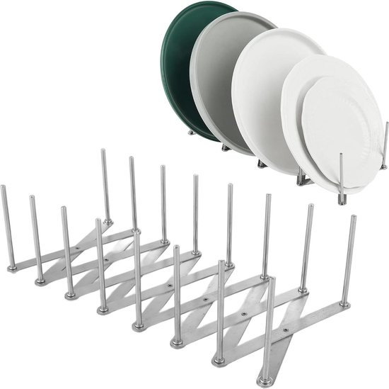Lepelhouder met Dekselhouder – Stevige Keukenlepel- en Pannendekselhouder van Staal, Houder voor Lepels, Snijplank en Tablet – Praktische Spoon Rest voor de Keuken (Zwart