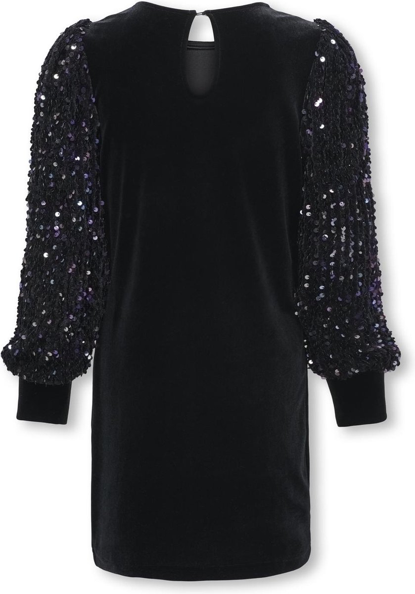 Kids ONLY winter jurk meisjes - zwart - KogConfidence - tight fit, pailletten