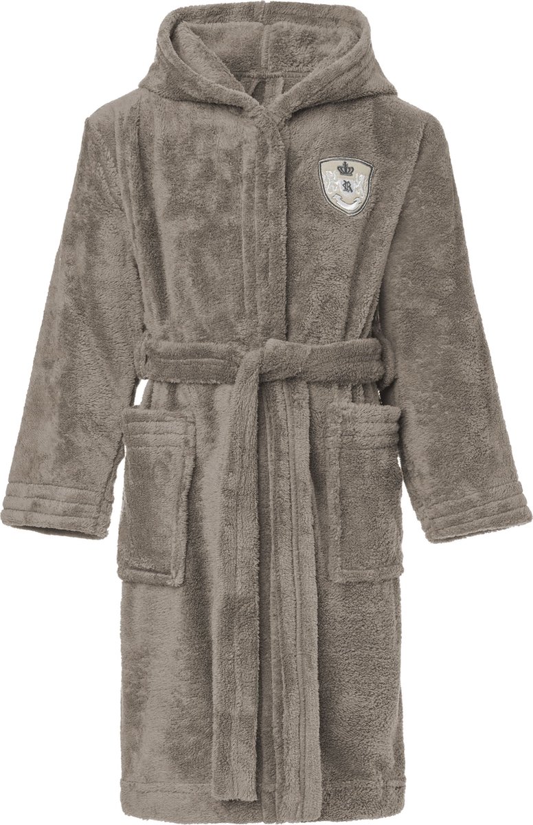 L&L Kinderen Badjas met Capuchon - Wasmachine bestendig - Polyester - LL-FrankNew - Opal - 110-116