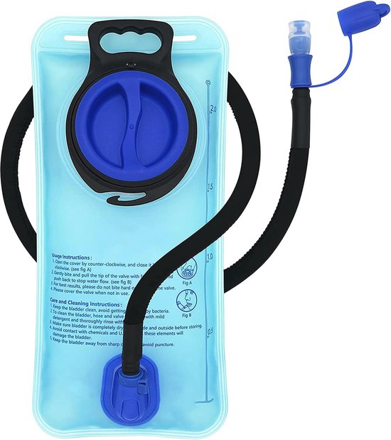 CUEMOON 6 stuks 500 ml draagbare opvouwbare waterzak, flexibel