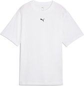 PUMA ESS Relaxed Tee Dames T-shirt - PUMA White