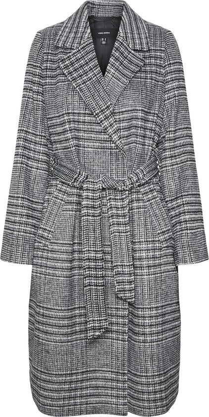 VERO MODA - VMLUCK LONG CHECK COAT BOO - Dames - Gewatteerde jassen