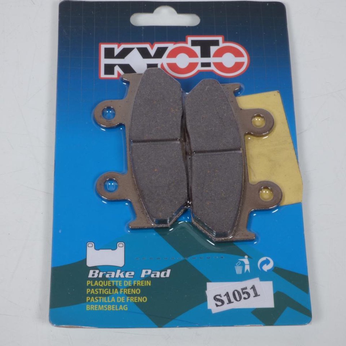 Plaquette de frein Kyoto pour Moto Honda 750 XRV Africa twin 1990 à 1992 AVG / AVD Neuf