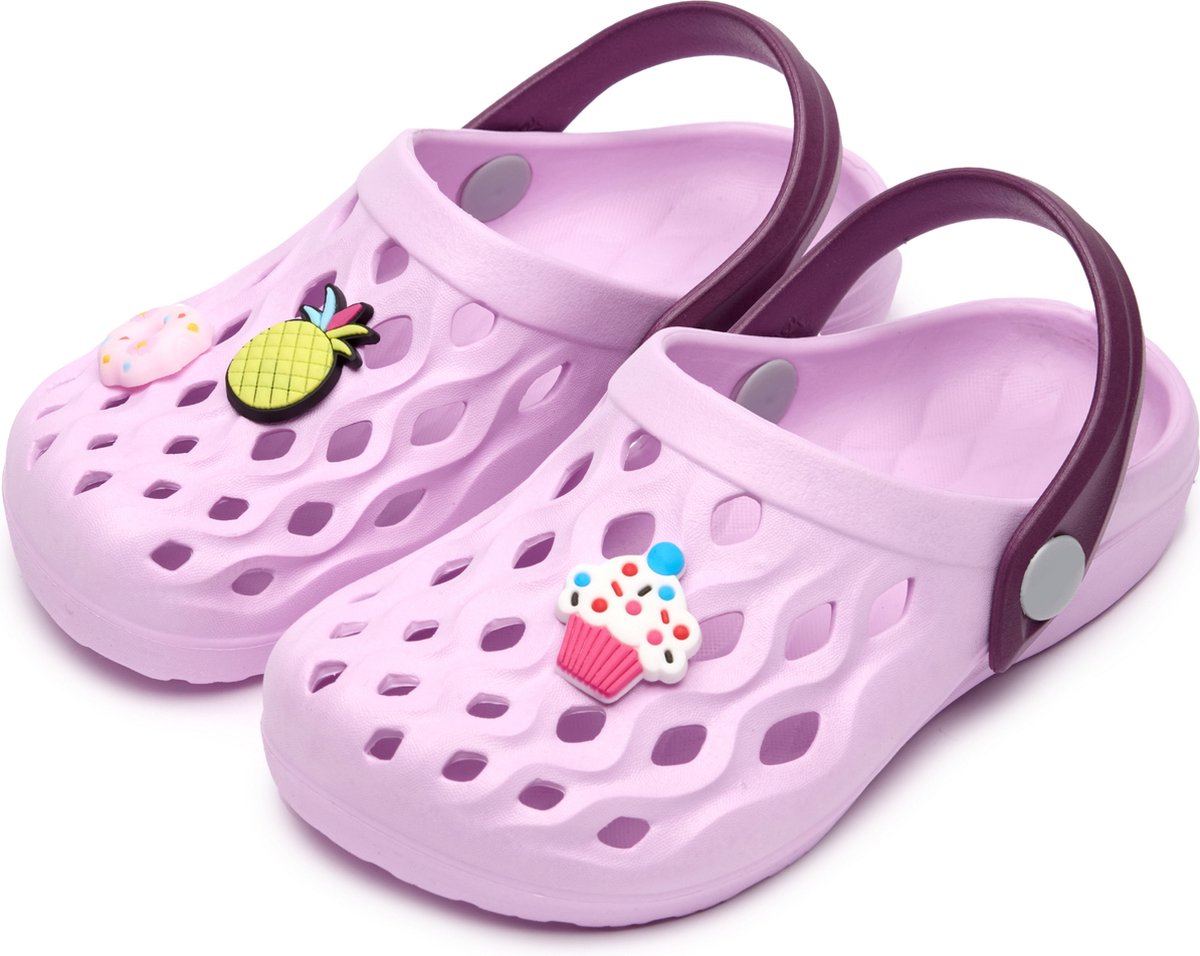 Ladeheid Clogs Kinderen Tuinschoenen Lichte Kinderschoenen Lilla 25 26 LA-CA-FlowKidsJib