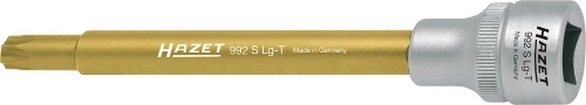 HAZET Dopsleutelbit 992SLG-T50 · 1/2 inch (12,5 mm) vierkant hol · Binnen-TORX®-profiel · SW T50