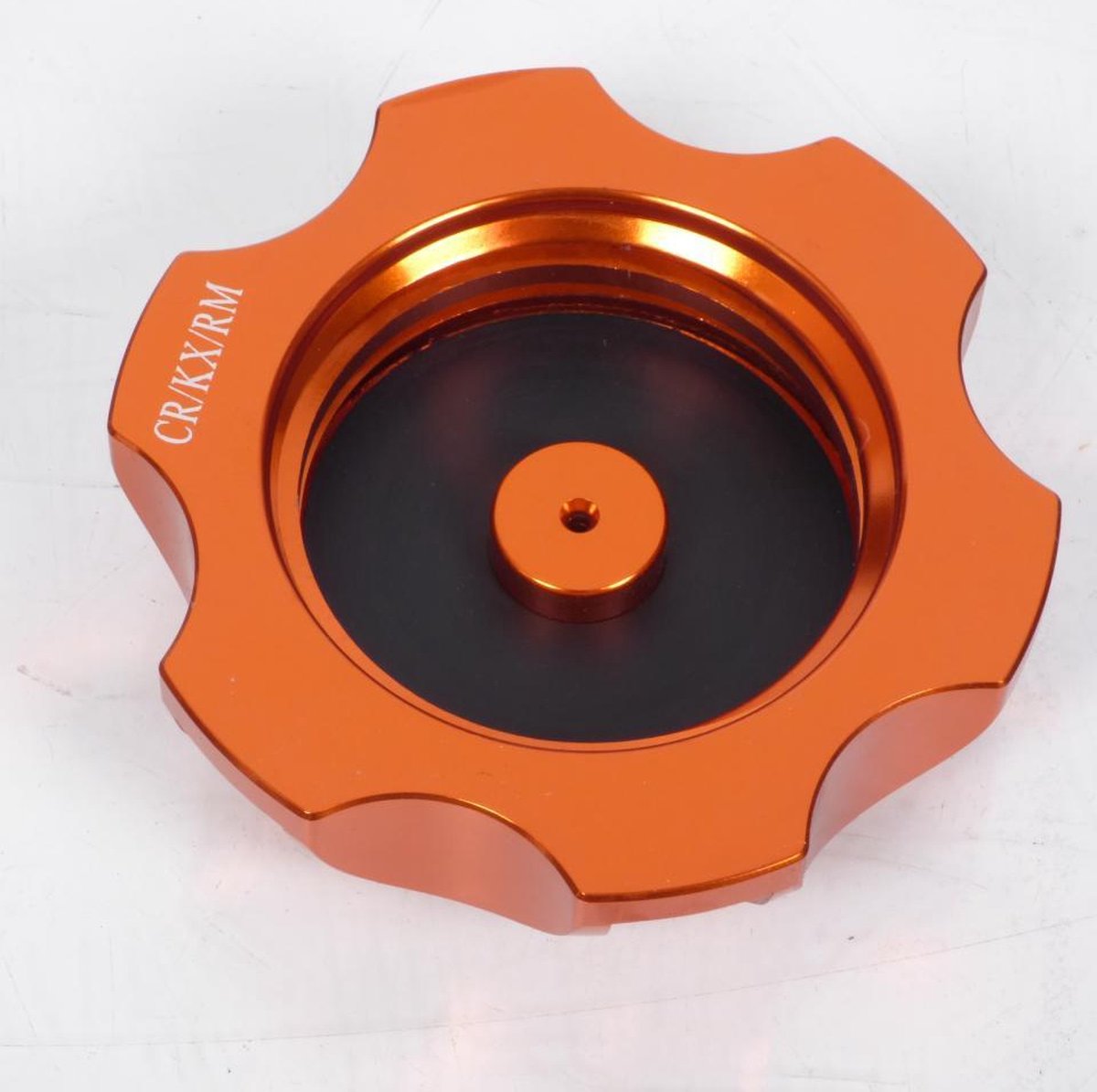 vparts tankdop voor suzuki 65 rm 741-no / oranje geanodiseerd nieuw