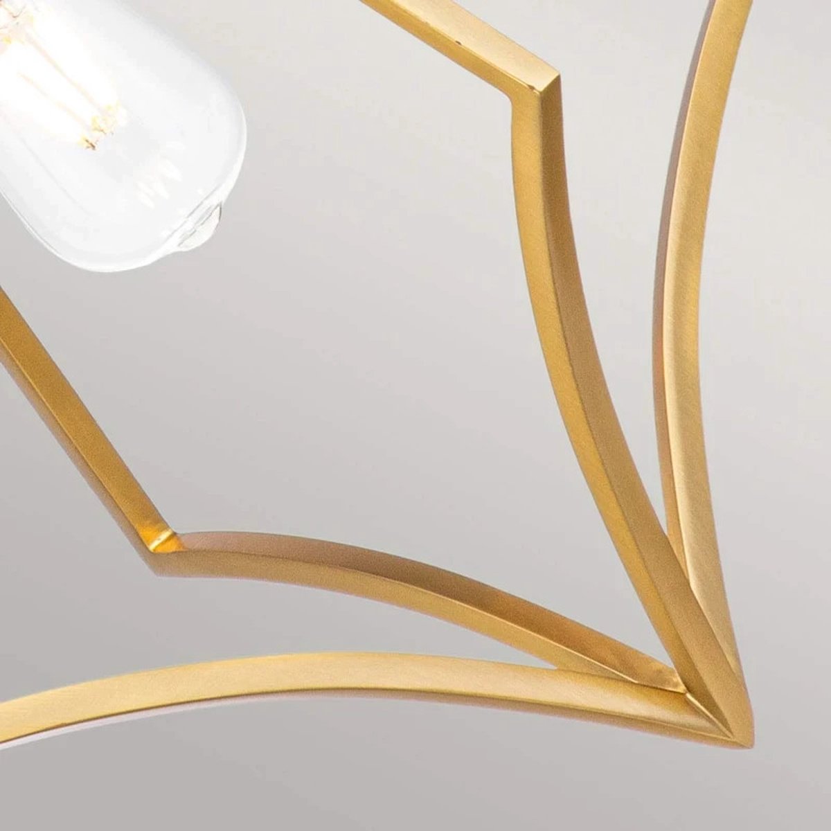 Feiss LED Hanglamp Nico | 1X E27 Max 60W | Dimbaar | Burnished Brass