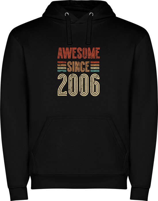 Zwarte unisex hoodie met  Kleurrijke Mooie Zwarte poes zittend voor een volle maan