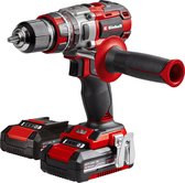 Perceuse-visseuse à percussion sans fil professionnelle Einhell TP-CD 18/80 Li-i BL Kit - Power X-Change - 18 V/Li-ion - Avec fonction percussion - 2 vitesses - 80 Nm - Moteur sans balais - Incl. 2x batteries 0 Ah et chargeur, mallette