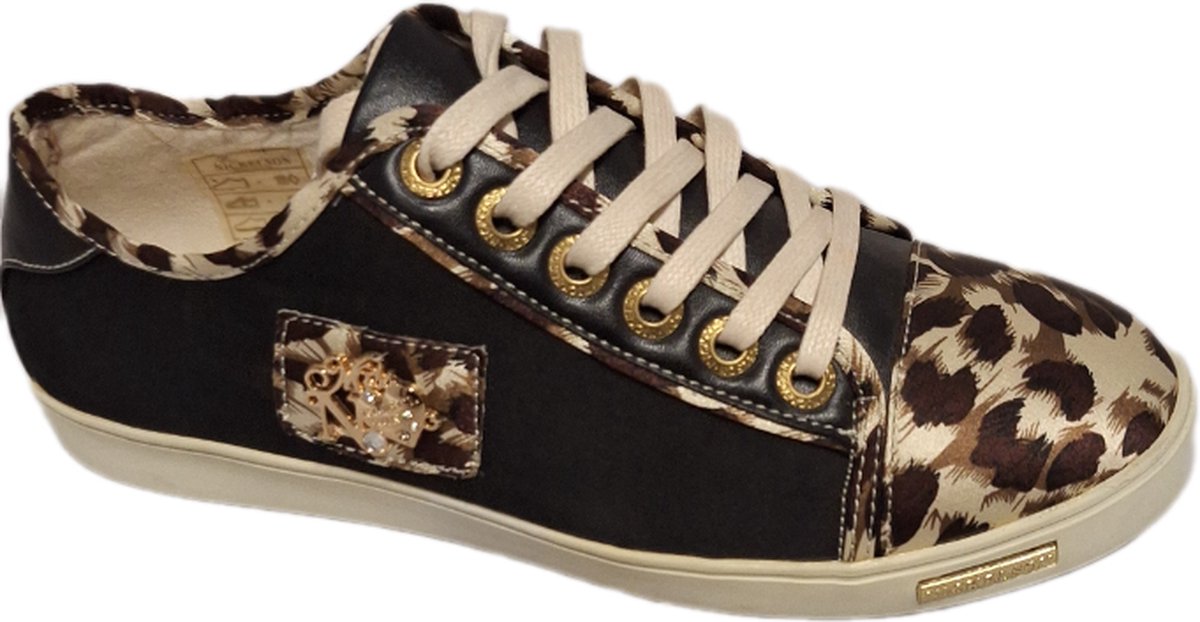 NICKELSON-SNEAKER-BLACK/ANIMAL-SUEDELOOK-39