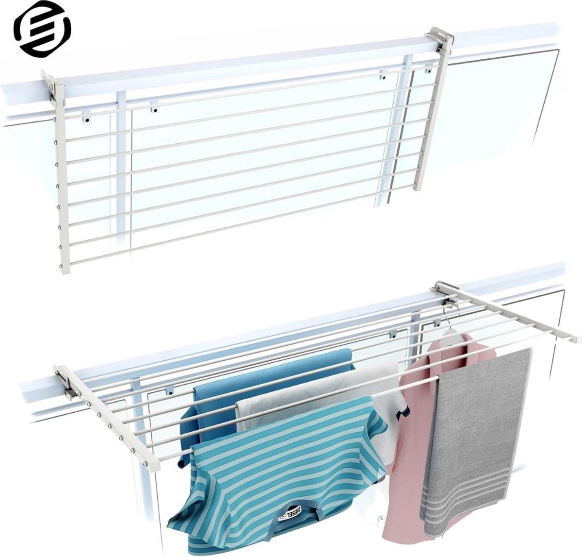 Goedkoopste Equivera Droogmolen Camping - Droogmolen - Droogrek Camping - Wasmolen Camping - Droogmolen Caravan - Washanger - Must have!