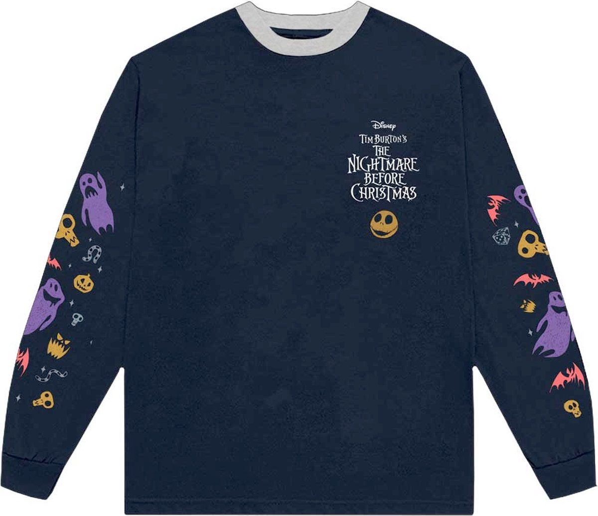 Disney The Nightmare Before Christmas - Ghouls Longsleeve shirt - XL - Blauw