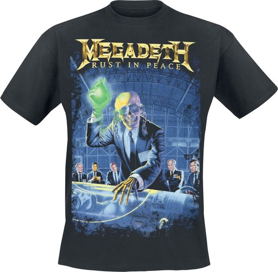 Foto: Megadeth rust in peace heren t shirt zwart m
