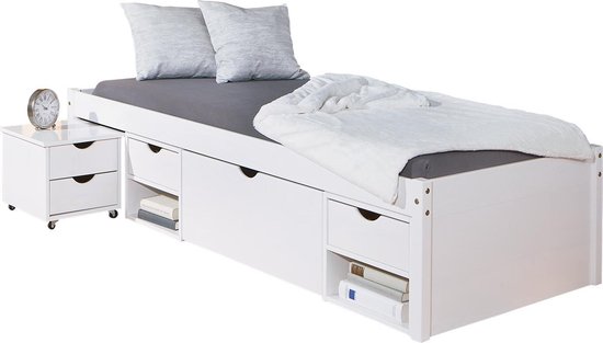 Timm bed 90x200 cm wit. | bol.com