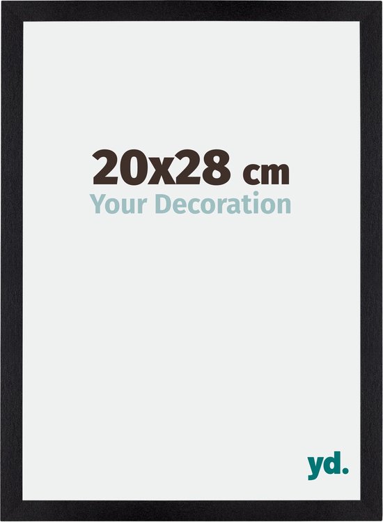 Your Decoration - Fotolijst 20x28 cm - MDF - Zwart Mat - Mura