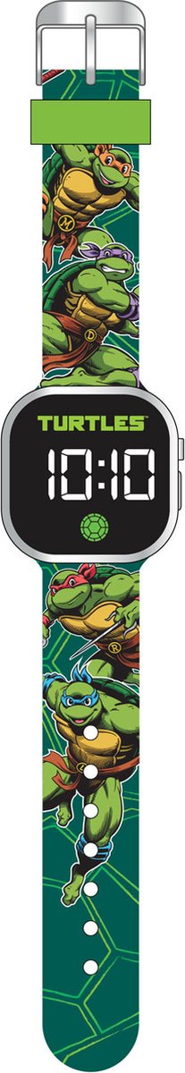 Accutime horloge Ninja Turtles LED digitaal kinderhorloge multicolor.