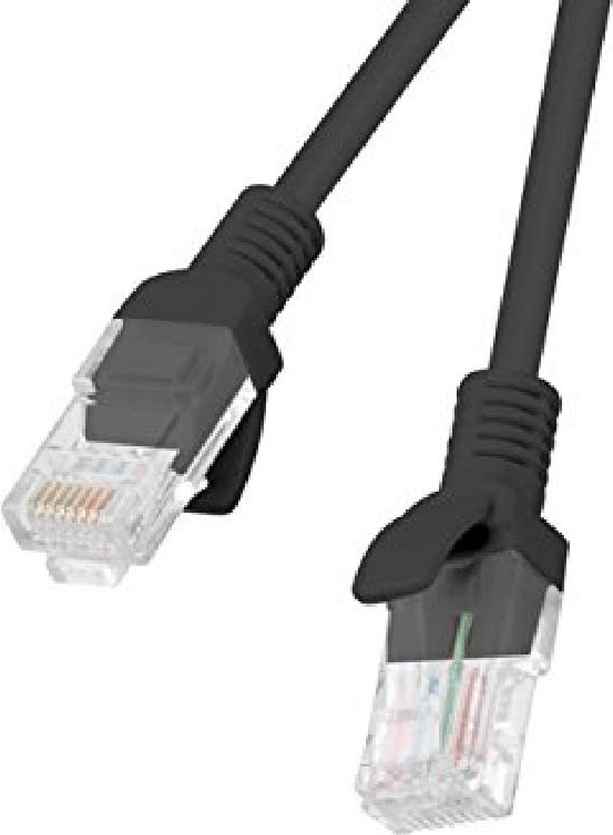 LANBERG PATCHKABEL CAT.5E UTP 3M SCHWARZ FLUKE ZERTIFIKAT