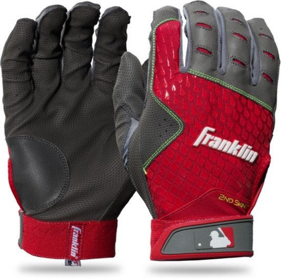 Gants De Baseball Franklin Sports 2nd Skinz Jeunesse Taille L Blanc Et Marine