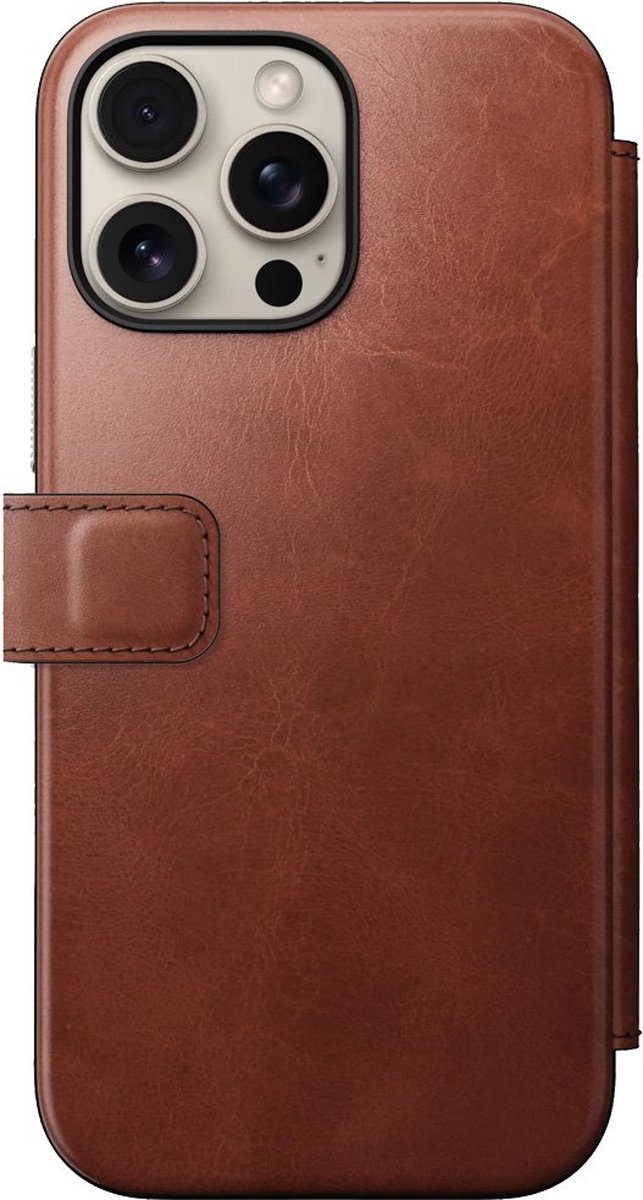 Nomad Modern Leather Folio - iPhone 16 Pro Max | Horween | bol