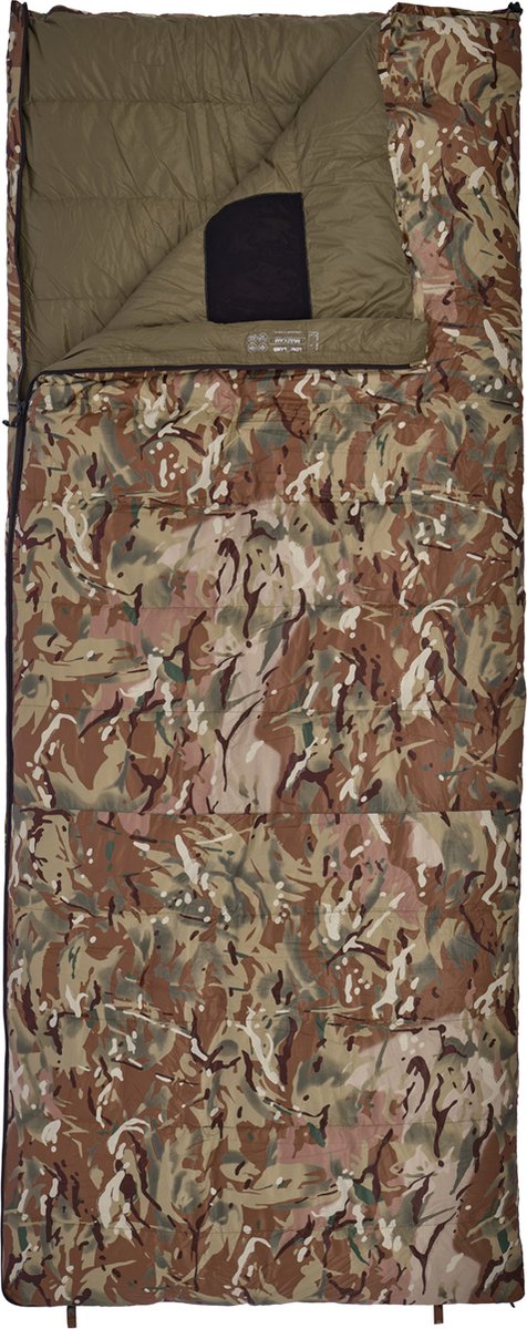 Lowland Outdoor MULTICAM donzen slaapzak - 1030g - 210x80 cm +0°C van LOWLAND OUTDOOR — afbeelding 5