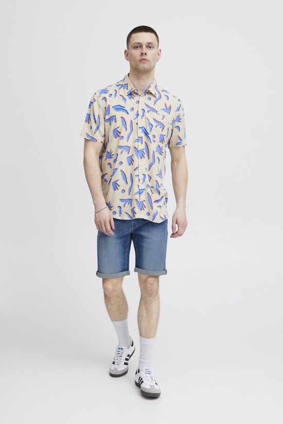 Blend BHAmur Chino shorts voor heren, bermuda, korte broek met stretch achterzakken, regular fit, Pewter Mix (200277), XL