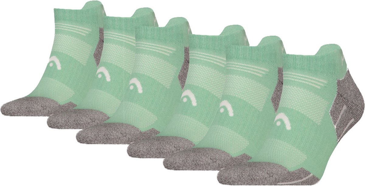 HEAD Wandelsokken All Climates Hiking Sneaker 6 paar Lage Hiking Sokken -Licht Groen