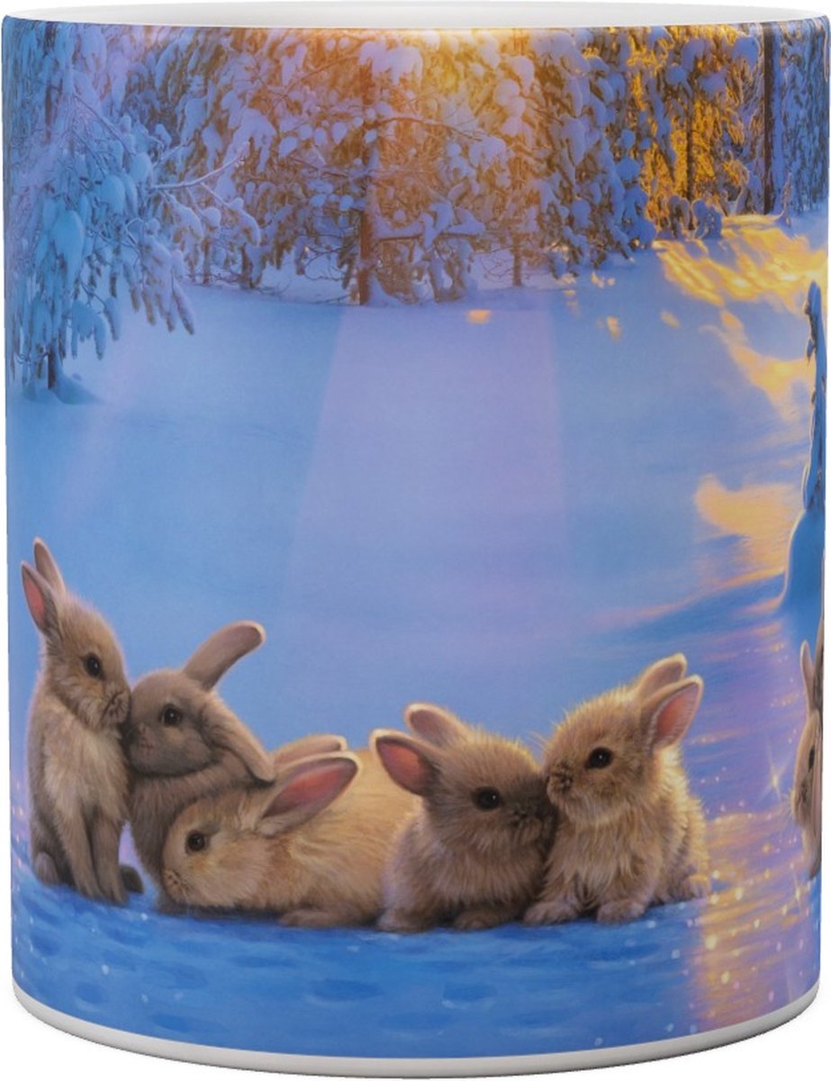 Konijnen Fluffy Friends - Bunny - Mok 440ml 440