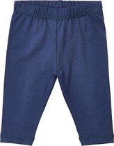 Minymo - newborn legging -  Grow organic - blauw - Maat 50