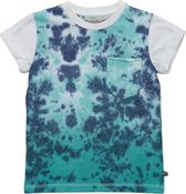 Minymo - jongens T-shirt - dip dye - blauw - Maat 152