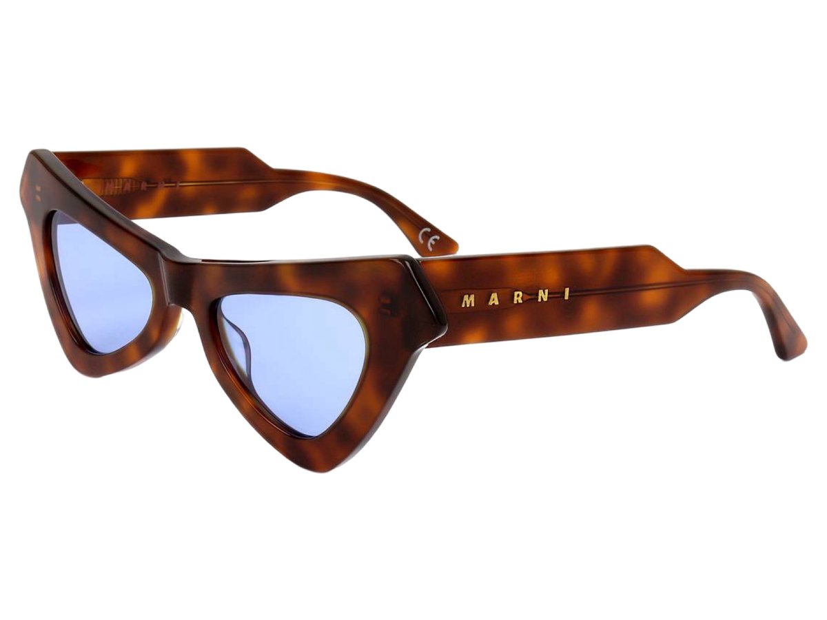 Marni FAIRY POOLS HAVANA BLUE Zonnebril - Dames - Bruin