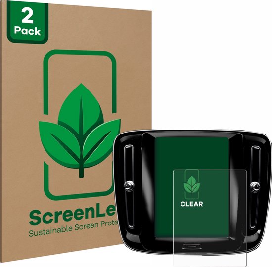ScreenLeaf - Screenprotector voor Volvo XC40 Sensus Connect 8.7" 2018-2020 - Duurzame schermbescherming Folie Beschermfolie transparant (2 Stuks)