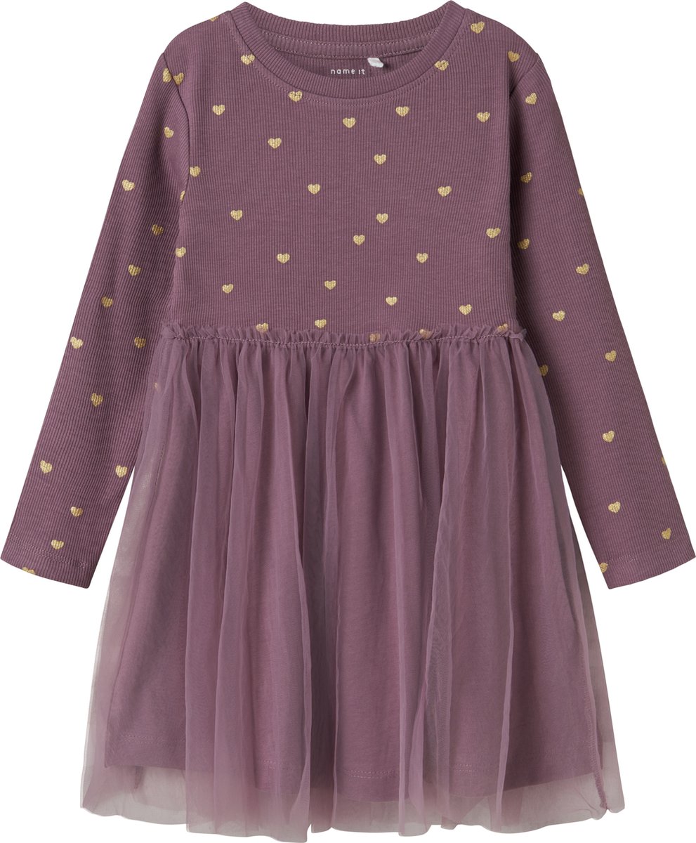 NAME IT - NMFNADJA LS DRESS NOOS - Meisjes - Jurken