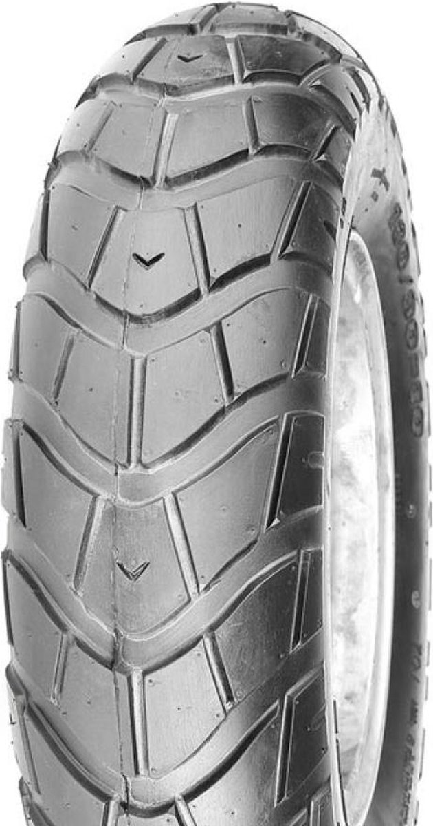 band 130-90-10 Deli voor Peugeot 50 Streetzone-scooter, 10 inch, modeljaar 2013 t/m 2017, nieuw