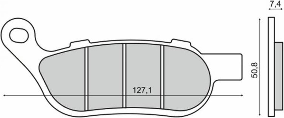 Plaquette de frein Sinter pour Moto Harley Davidson 1690 Fxdf 2013 à 2015 GYM / AR Neuf