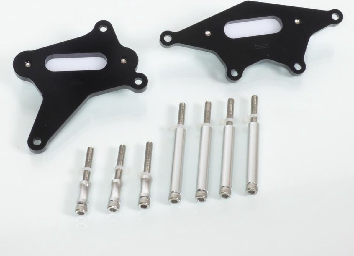 bescherming moteur slider tampon pare carter mad voor moto honda 500 cb 2016 neuf Noir