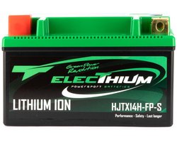 Lithium-batterij van Electhium voor Piaggio Maxi-scooter 530 MP3 ABS HPE IE Euro5 (2022-2025) HJTX14H-FP-S / YTX14-BS / YTX14H-BS / 12V 4Ah, nieuw