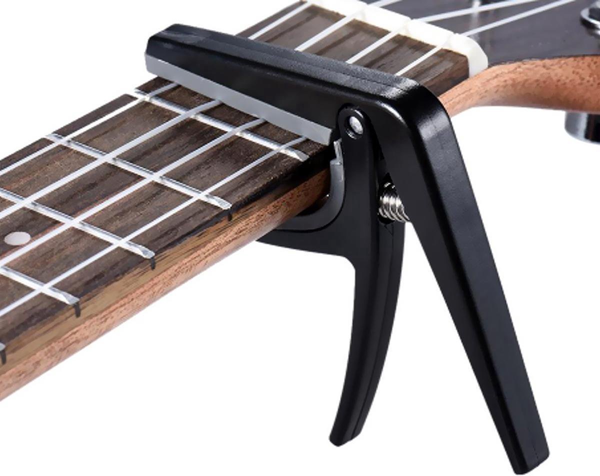 Scoby - Capo - Ukelele Capo - Ukelele klem - Muziek Accessoire - Zwart