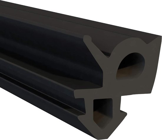 DQ-PP S-1387 Rehau raamafdichting, zwarter rubberen afdichtingstape, kunststof afdichtingen, aluminium profielafdichting, voor pvc ramen en deuren, 100 m
