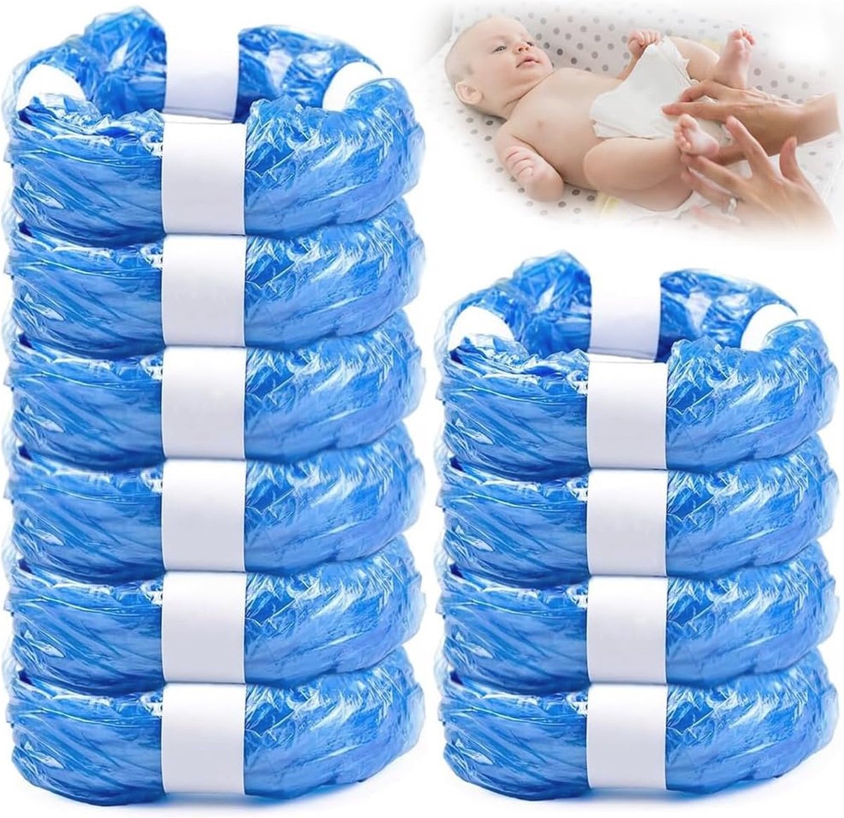 Goedkoopste Navulcassettes voor Luieremmers - Geurdichte en Duurzame Folie (6 Stuks